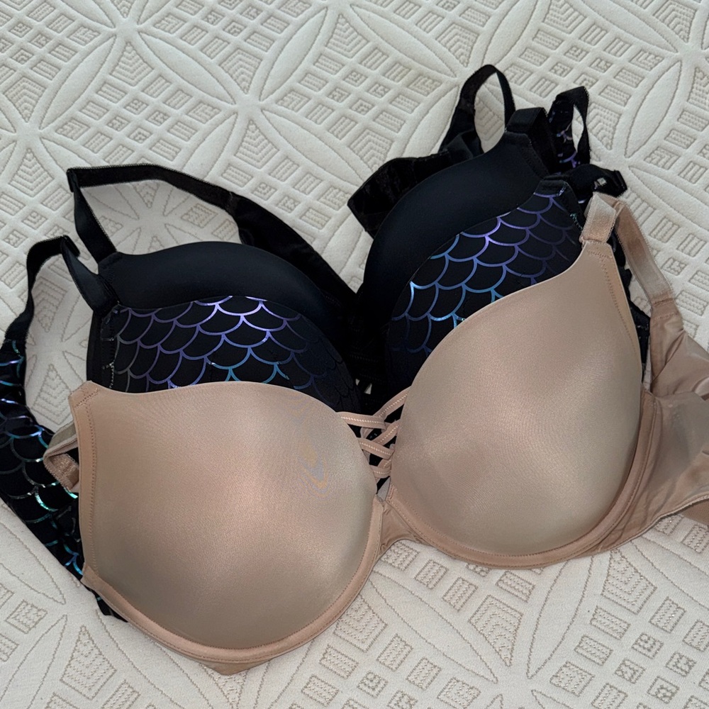3 Torrid Push-up Bras 40DD